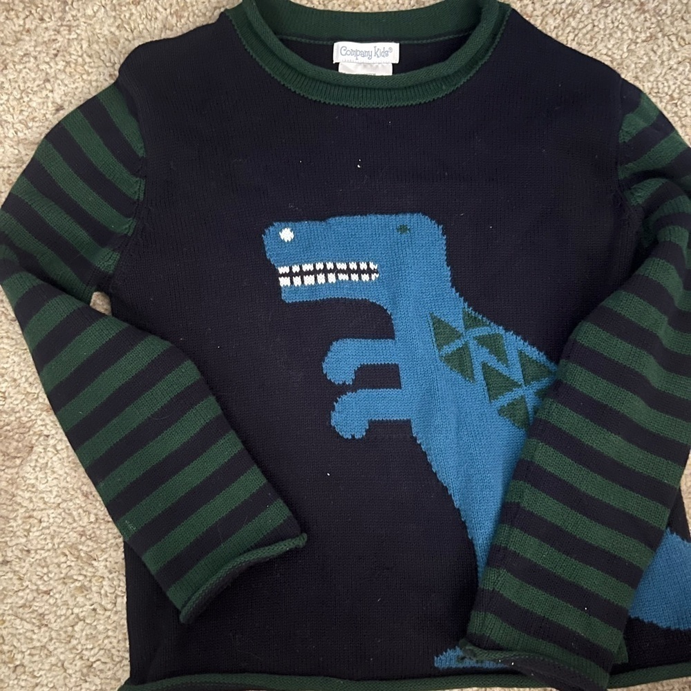 Company Kids Dinosaur Sweater Size 7/8